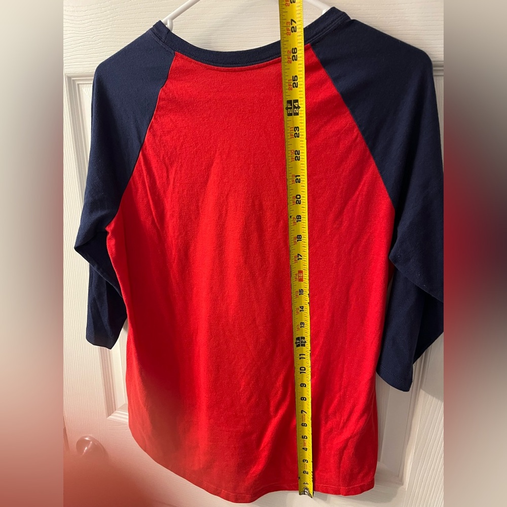 Nike Boston Red Sox Official MLB 3/4 Sleeve Girl’s fitted Size Large Shirt - Picture 5 of 9
